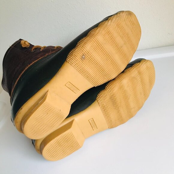 Sperry Black Saltwater Duck Boot Size 11 - Picture 10 of 11